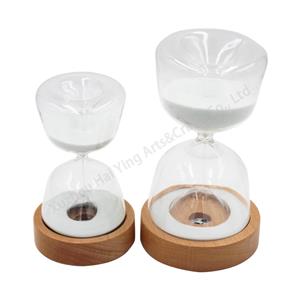 Wholesale Custom Home Decoration 3D Tree Hourglass High Borosilicate Glass Sand Timer