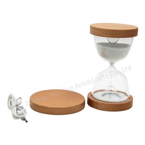 Wholesale Custom Home Decoration 3D Tree Hourglass High Borosilicate Glass Sand Timer