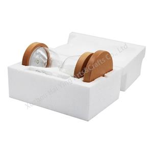 Wholesale Custom Home Decoration 3D Tree Hourglass High Borosilicate Glass Sand Timer