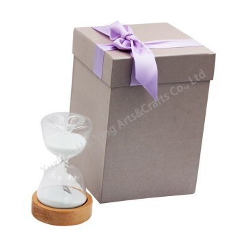 Time Magic Hourglass Decoration Ornaments Creative Metal Glass Hour Meter Home Decor Gift