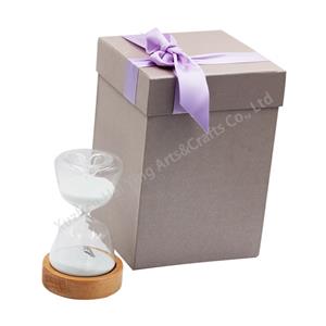 Time Magic Hourglass Decoration Ornaments Creative Metal Glass Hour Meter Home Decor Gift