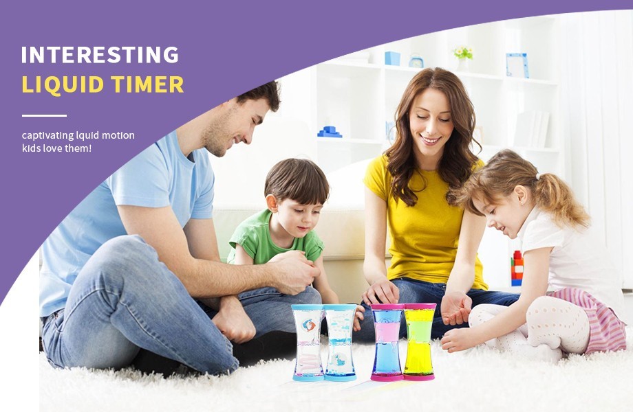 ADHD Anxiety Autism Activity Fidget Toy Calm Stress Relief Desk Toys Desk Decor Adults Fidget Water Timers