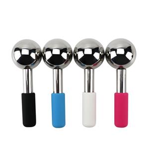 Calming Inflamed Skin Soothing Puffiness Facial Massage Roller Cryo Sticks 304 Stainless Steel Face Freeze ice globes with box