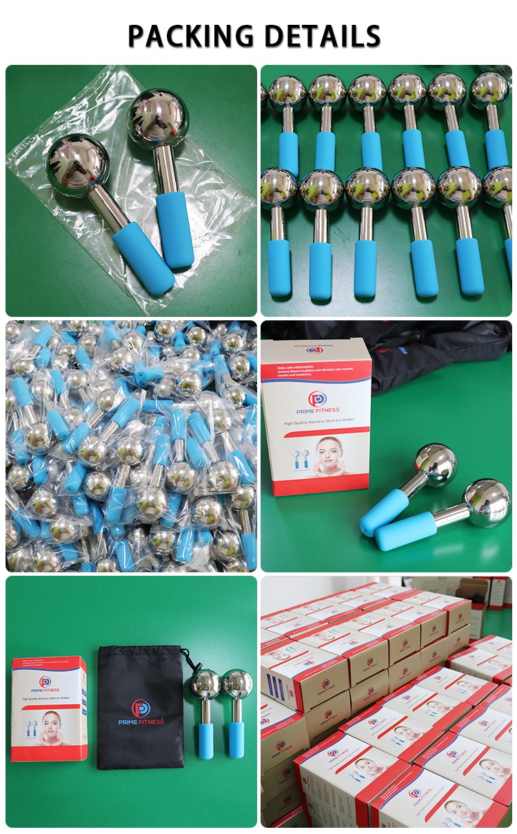 cooling face roller ice globes