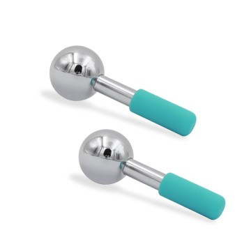 Mini Facial Ice Globes Stainless Steel Cooling Cryo Ball Therapy Massage For Personal Use