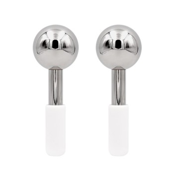 Beauty Salon Non-toxic 304 Stainless Steel Energy Ice Compress Shrink Pores Massager Facial Ice Globes