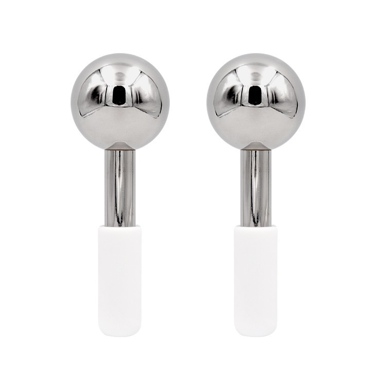 Beauty Salon Non-toxic 304 Stainless Steel Energy Ice Compress Shrink Pores Massager Facial Ice Globes