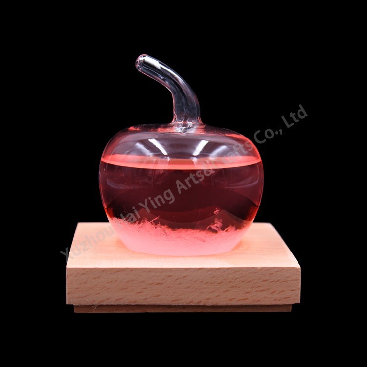 Apple Storm Bottle The Office Statue Dining Room Table Decor Weather Barometer Decorative