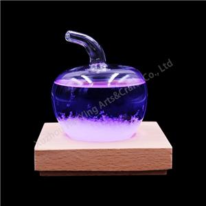 Weather Forecast Bottle Glass Decoration Barometer Glass Storm Paperweight Crystal Bottle Desktop High Borosilicate Glass