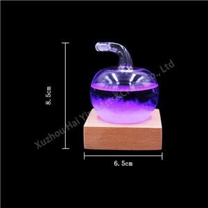 Weather Forecast Bottle Glass Decoration Barometer Glass Storm Paperweight Crystal Bottle Desktop High Borosilicate Glass