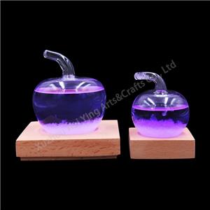 Weather Forecast Bottle Glass Decoration Barometer Glass Storm Paperweight Crystal Bottle Desktop High Borosilicate Glass