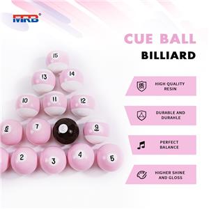 Billiard Balls Set 2-1/4 Regulation Size Pool Table Balls for Replacement 16 Resin Balls
