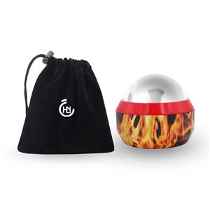 Best sales stainless steel cryo ball handheld cold therapy black massage ball for deep muscle massage ball