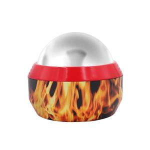 Best sales stainless steel cryo ball handheld cold therapy black massage ball for deep muscle massage ball