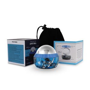Cryo Massage Ball Portable Facial Therapy Tool 304 Stainless Steel Freeze Ball Cold Heat Massage Roller Ball
