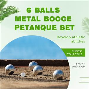 French lawn games chromed Boules/Boules Set/petanque