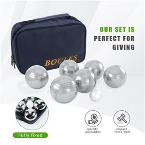 French lawn games chromed Boules/Boules Set/petanque