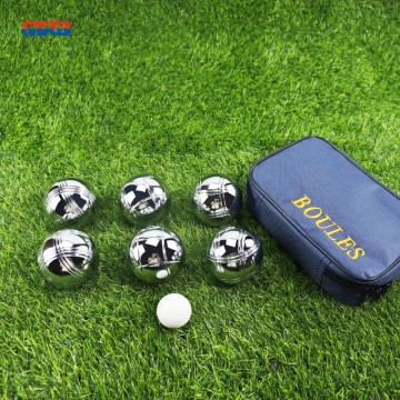 Metal Petanque Game Set of 6 73mm Boules