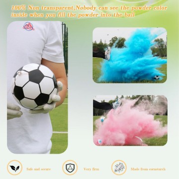 Party game Gender Revea Soccer Ball Pink Blue Kit For Baby Reveals Toys & Games