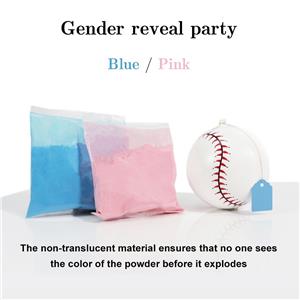 Grand Slam Surprise Gender Reveal Baseball Bursting with Powder