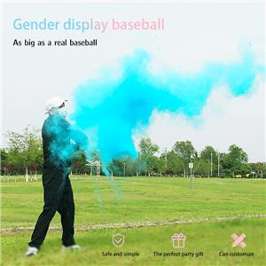 Grand Slam Surprise Gender Reveal Baseball Bursting with Powder