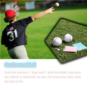 Grand Slam Surprise Gender Reveal Baseball Bursting with Powder