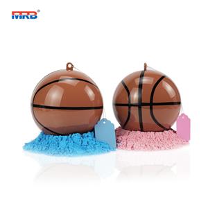 Gender Reveal Basketball Pink and Blue Powder Kit for Baby Boy Girl Party Spill Proof Non Transparent