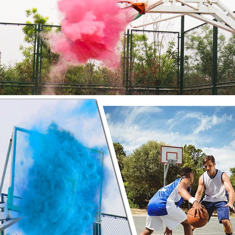 Gender Reveal Basketball Baby Reveal Basketball With Powder Or Sequins Blue Pink Powder Kit Innovative Gift For Boys Girls Balls