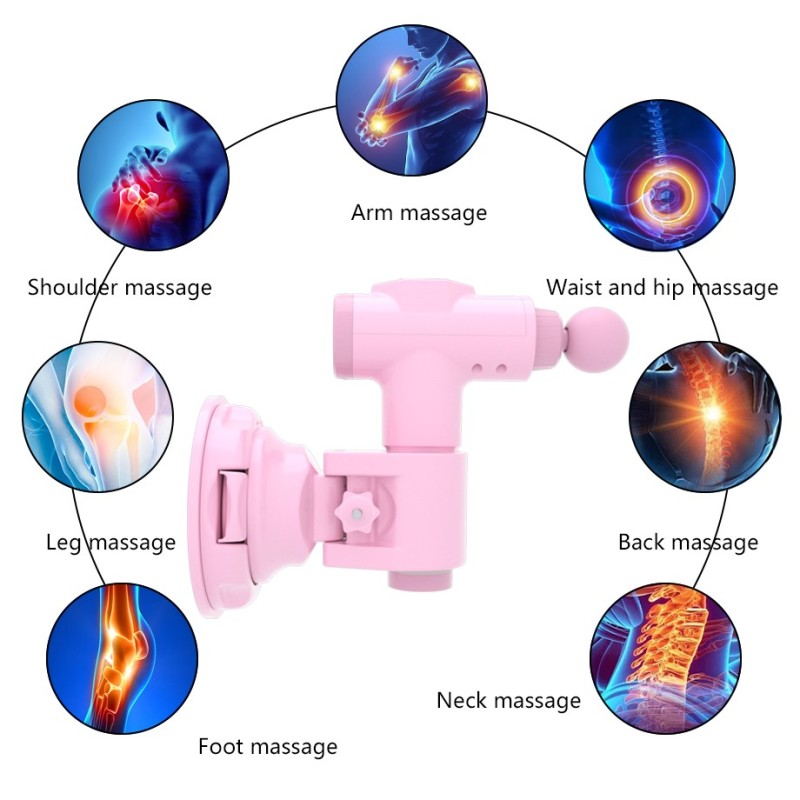 Massage Gun Mount Massage Gun Holder for Muscle Massage Gun Deep Tissue pink
