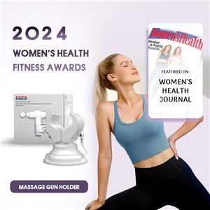 A Hands-Free Massage Gun Holder white - Vacuum Suction Cups Work on Any Smooth Surface