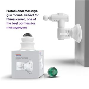 A Hands-Free Massage Gun Holder white - Vacuum Suction Cups Work on Any Smooth Surface