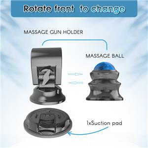 Massage ball With Suction Cup, Non-slip Fascia Massager, For Body Muscle Relaxation