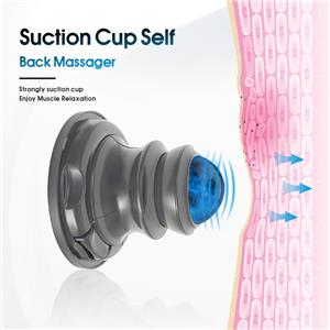 Massage ball With Suction Cup, Non-slip Fascia Massager, For Body Muscle Relaxation