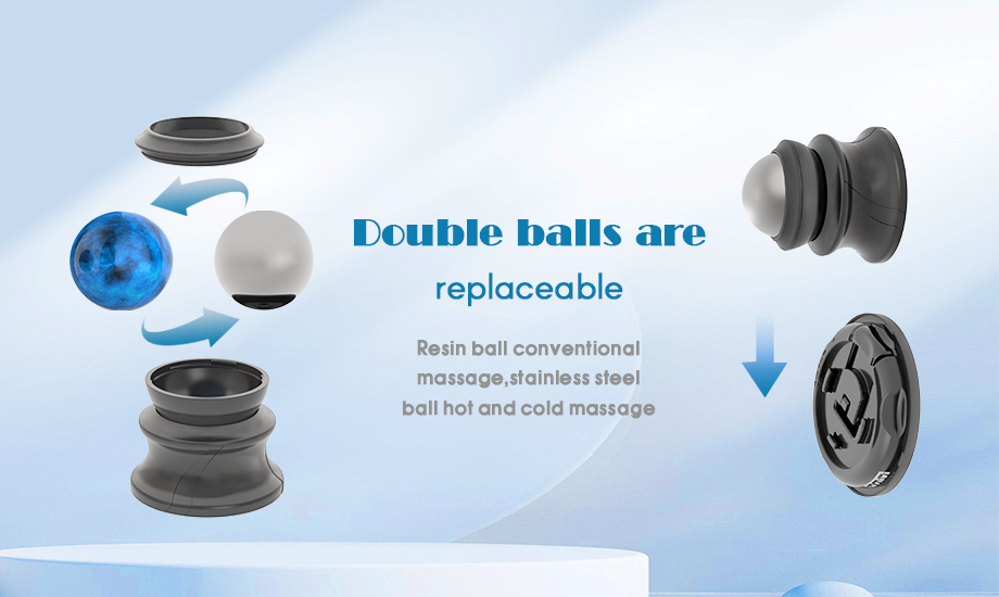 wall mounted cryo therapy ball massager