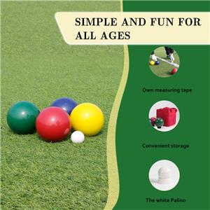 Creative Games for 2024 Bocce Ball Set Tournament Series Classic Family Party and Lawn Game