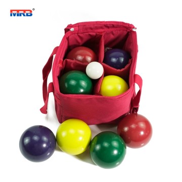 High Quality petanque 90mm resin bocce ball set for Lawn Outdoor Game