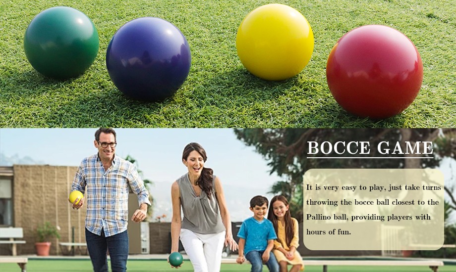 custom bocce ball set