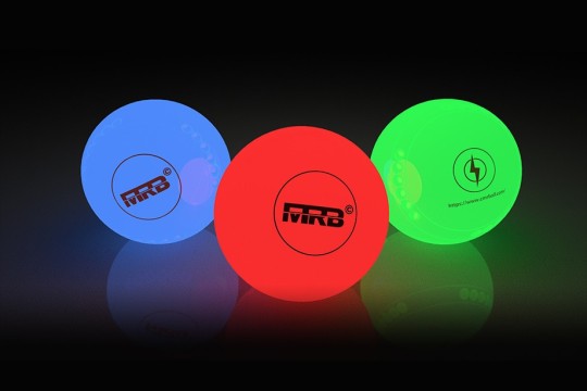 Glow in The Dark lawn bowl balls, Light up Cricket ball Game Luminous Sports Balls Resin lawn bowls