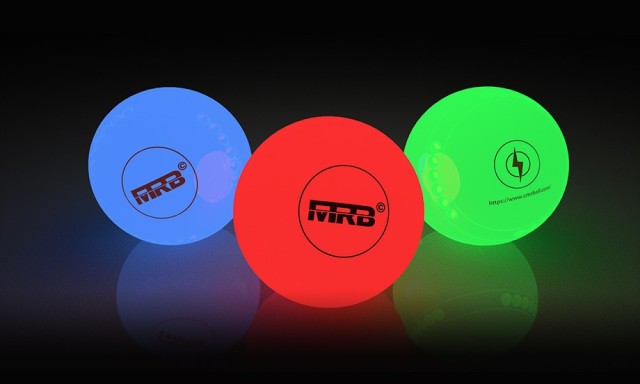 Glow in The Dark lawn bowl balls, Light up Cricket ball Game Luminous Sports Balls Resin lawn bowls