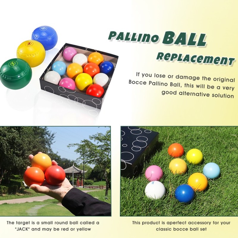 Pallino Ball Replacement for Bocce Ball Game and Boule Game Bocce Pallino Ball Replacement