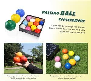 Pallino Ball Replacement for Bocce Ball Game and Boule Game Bocce Pallino Ball Replacement