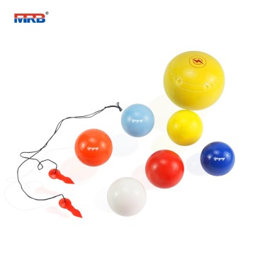 40mm workout Bocce Ball Set for Indoor or Outdoor Complete Bocce Lawn Game with Carrying Lawn bowl jacks ball