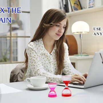 Color Liquid Oil Leakage Oil Drops Hourglass Timer Decompression Crafts Creative Gift Decoration