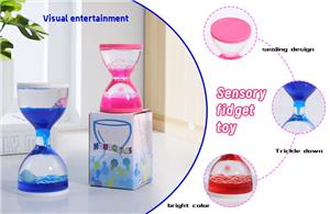 Liquid Motion Timer Decorative Dynamic Cartoon Animals Lovely Satisfying Sensory Oil Drop Timer Home Decoration