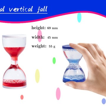 Liquid Motion Timer Decorative Dynamic Cartoon Animals Lovely Satisfying Sensory Oil Drop Timer Home Decoration