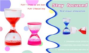 Liquid Motion Timer Decorative Dynamic Cartoon Animals Lovely Satisfying Sensory Oil Drop Timer Home Decoration