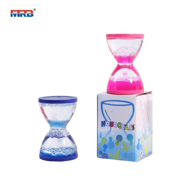 novelty gifts Small Hourglass Liquid Timer reward jar for children small