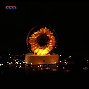 Flower Light Touch Lamp Rechargeable Cordless Table Lamp Handmade Gift