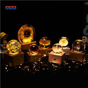 Flower Light Touch Lamp Rechargeable Cordless Table Lamp Handmade Gift