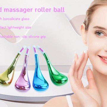 skincare set spoon shape ice globes for facials silicone ice globe ice cube roller wholesale